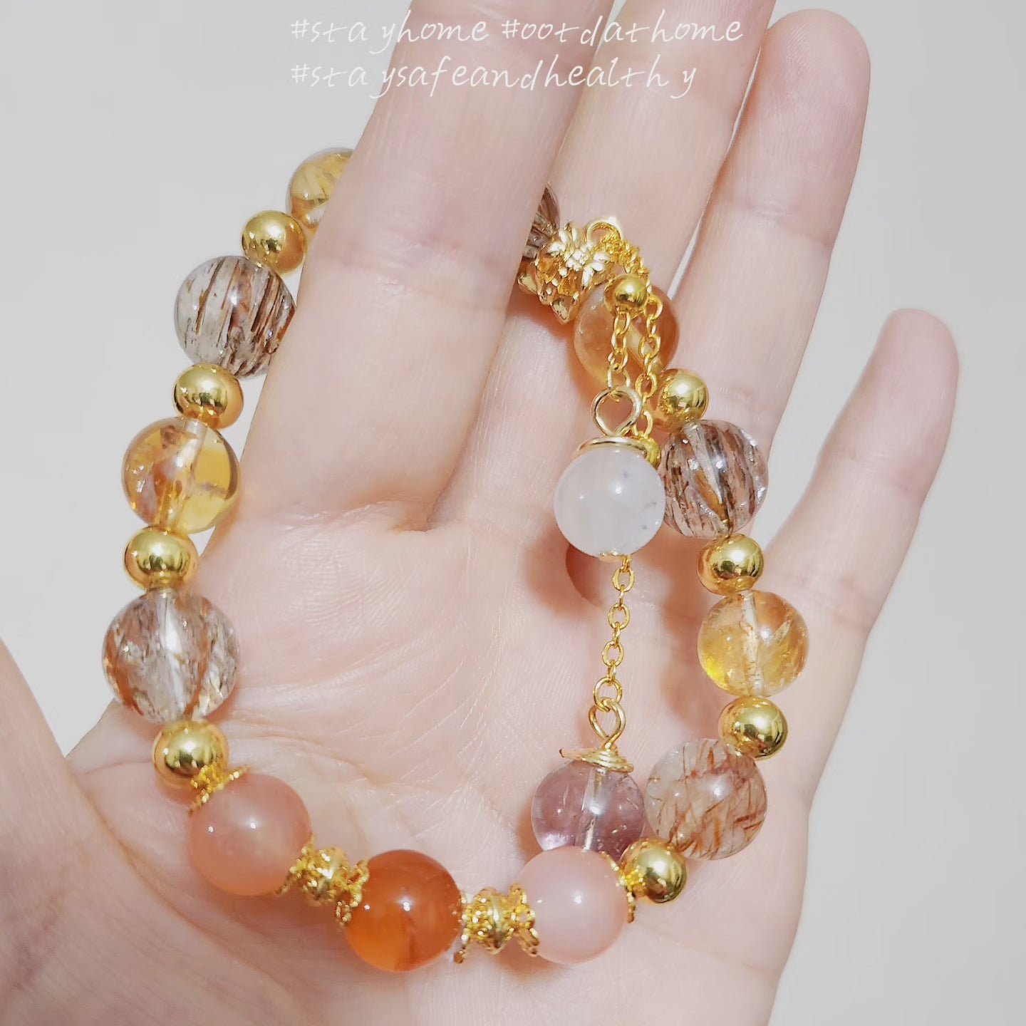 Handmade Crystal Bracelet Radiant Aura
