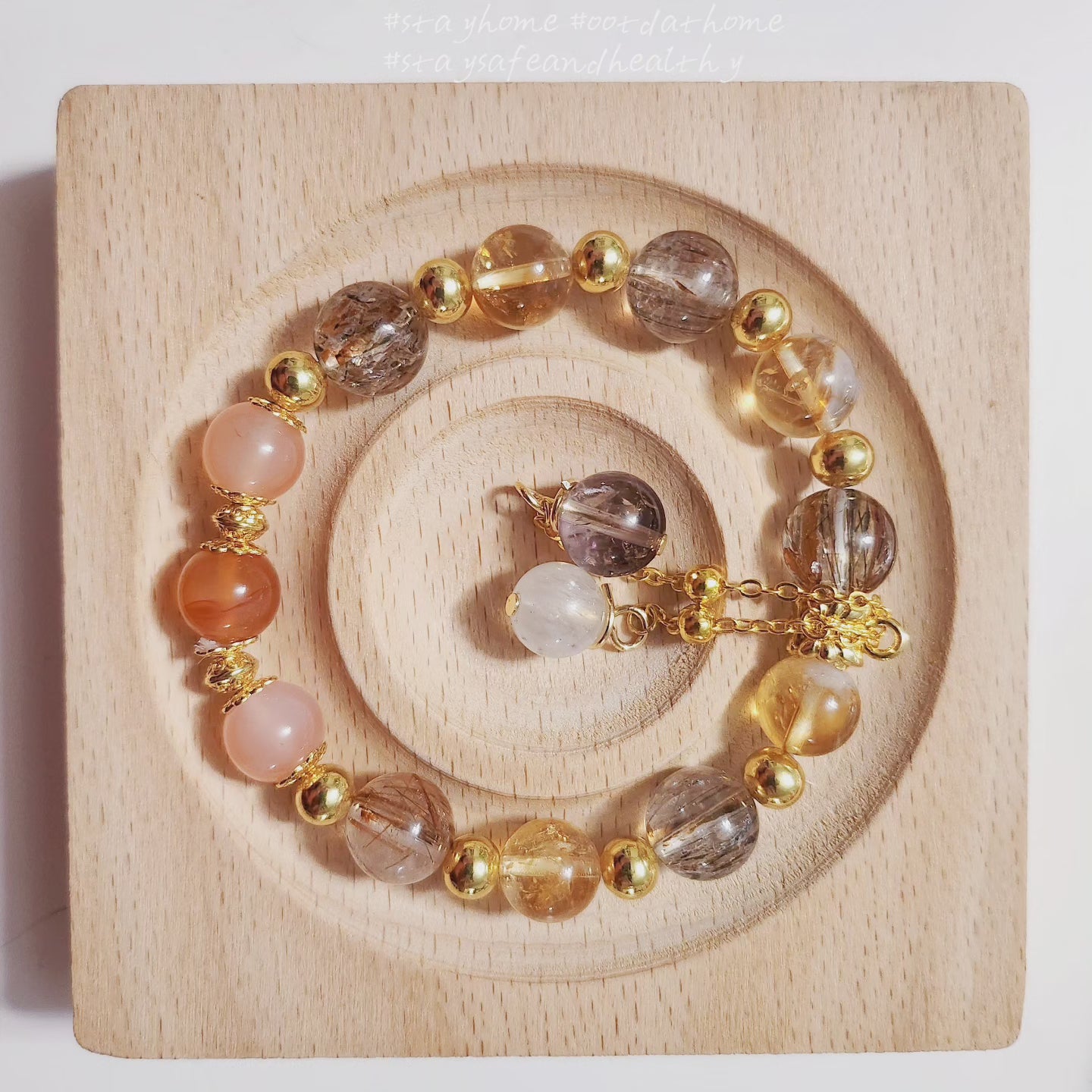 Handmade Crystal Bracelet Radiant Aura