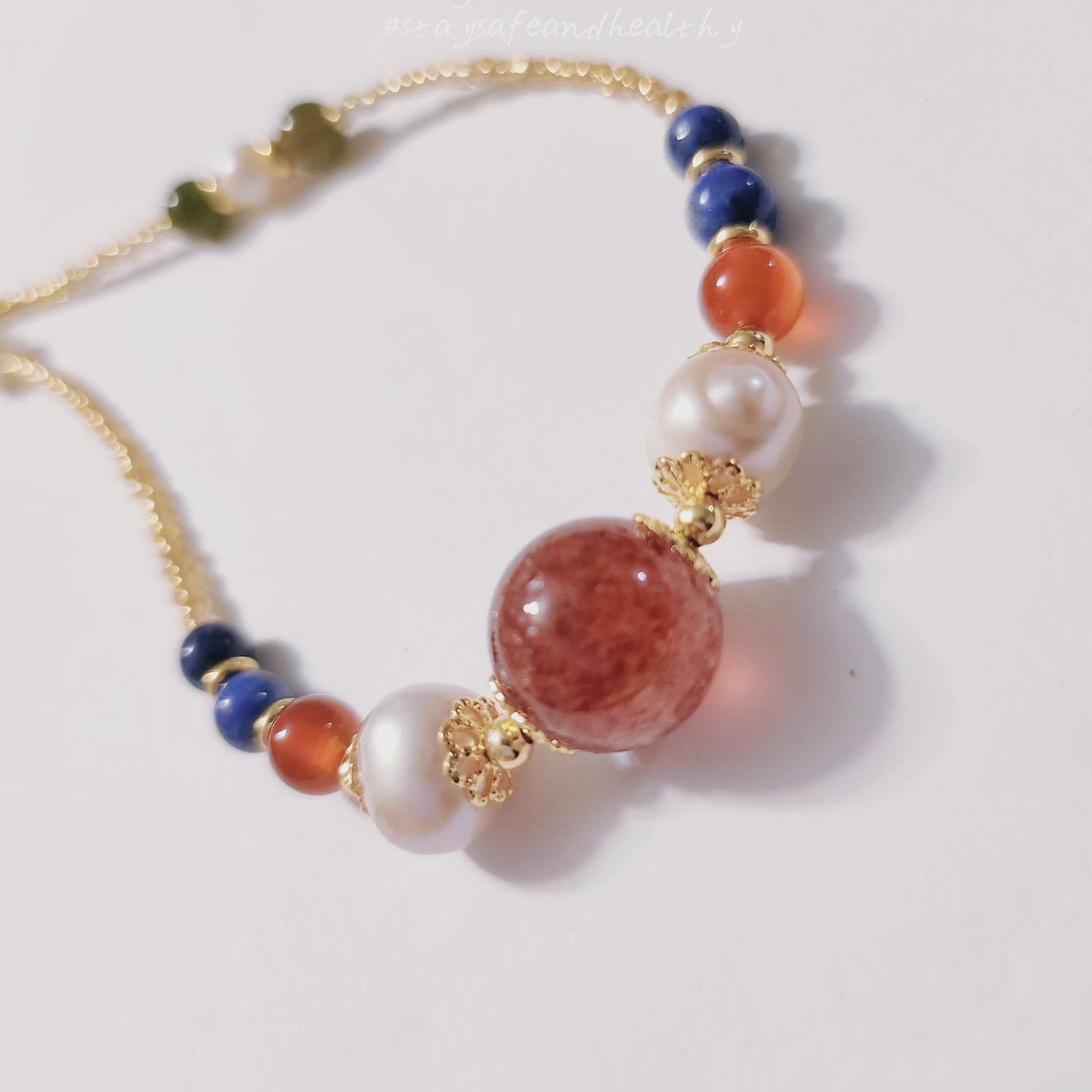 Handmade Crystal Necklace - Summer's Harvest