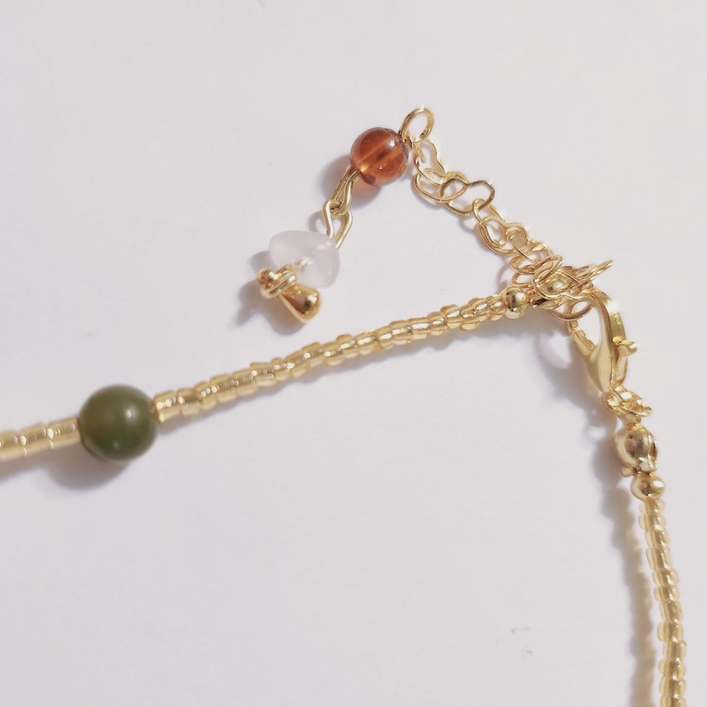 Handmade Crystal Necklace - Summer's Harvest