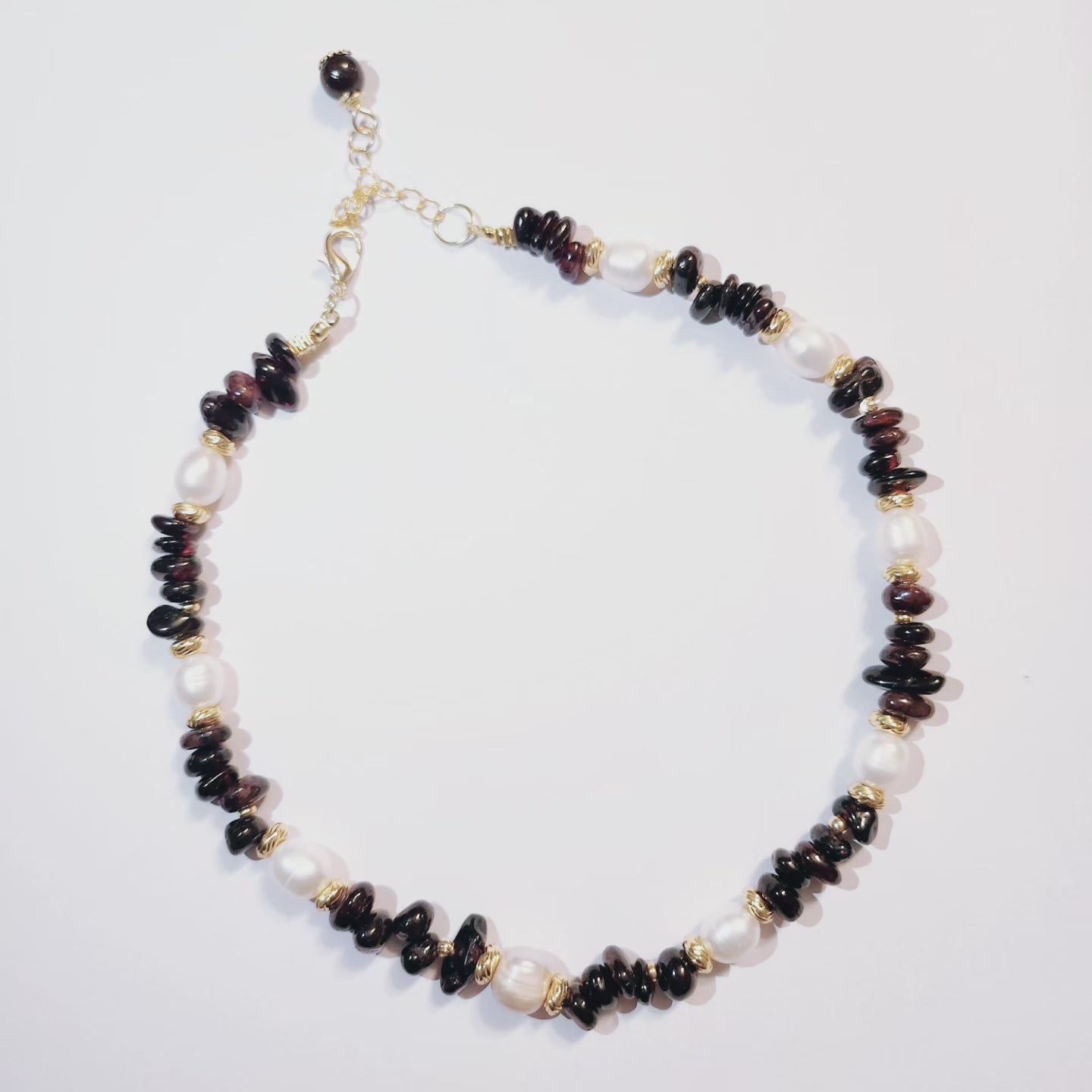 Handmade Crystal Necklace/Bracelet Impression of Bordeaux