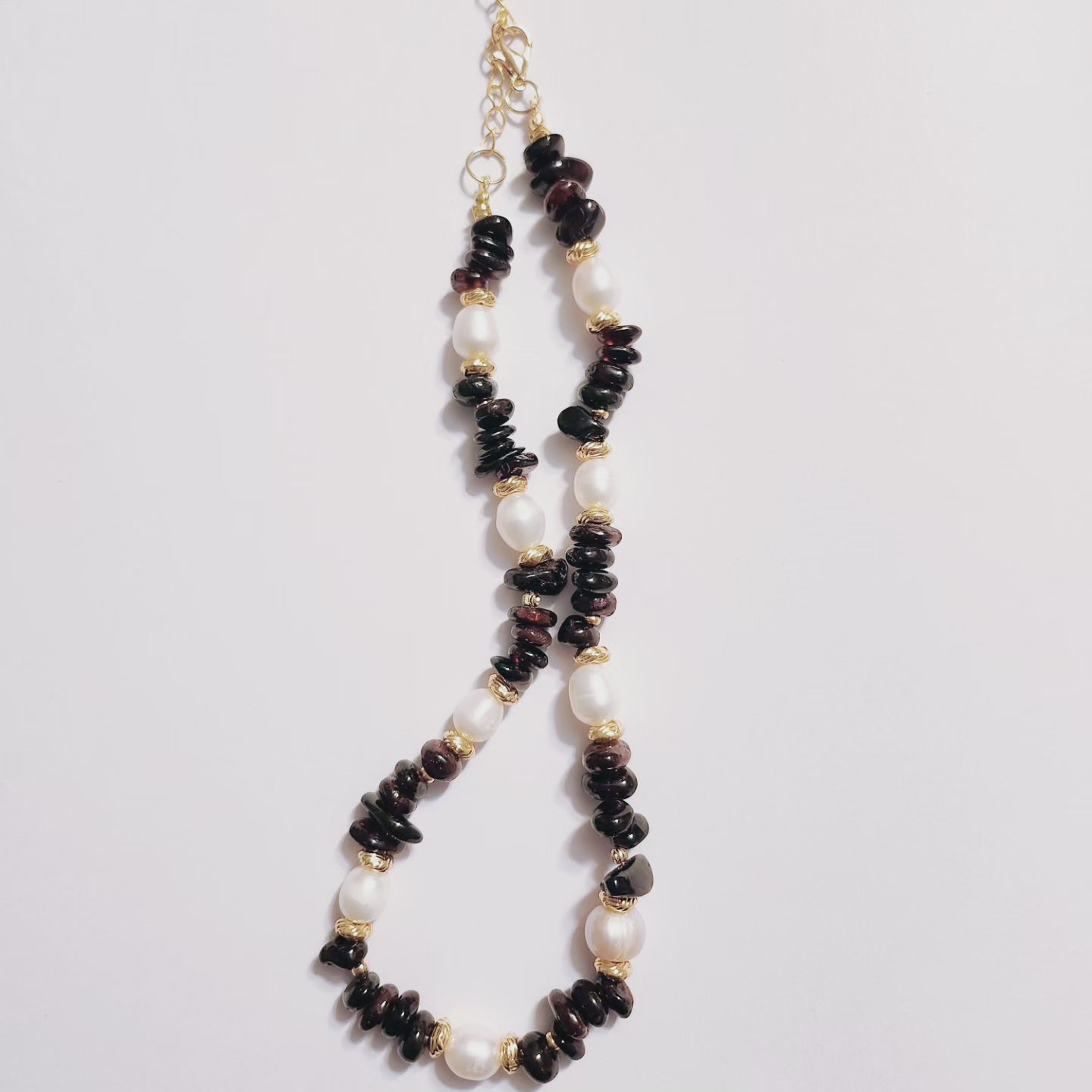 Handmade Crystal Necklace/Bracelet Impression of Bordeaux