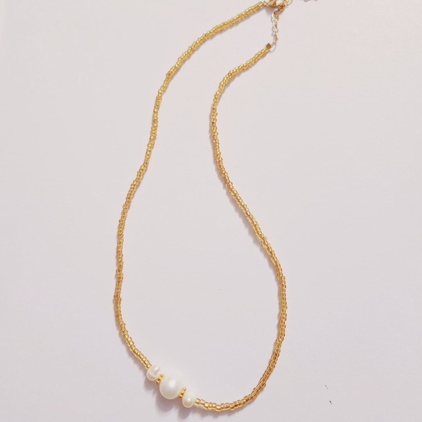 Handmade Freshwater Pearls Necklace Miss Daisy