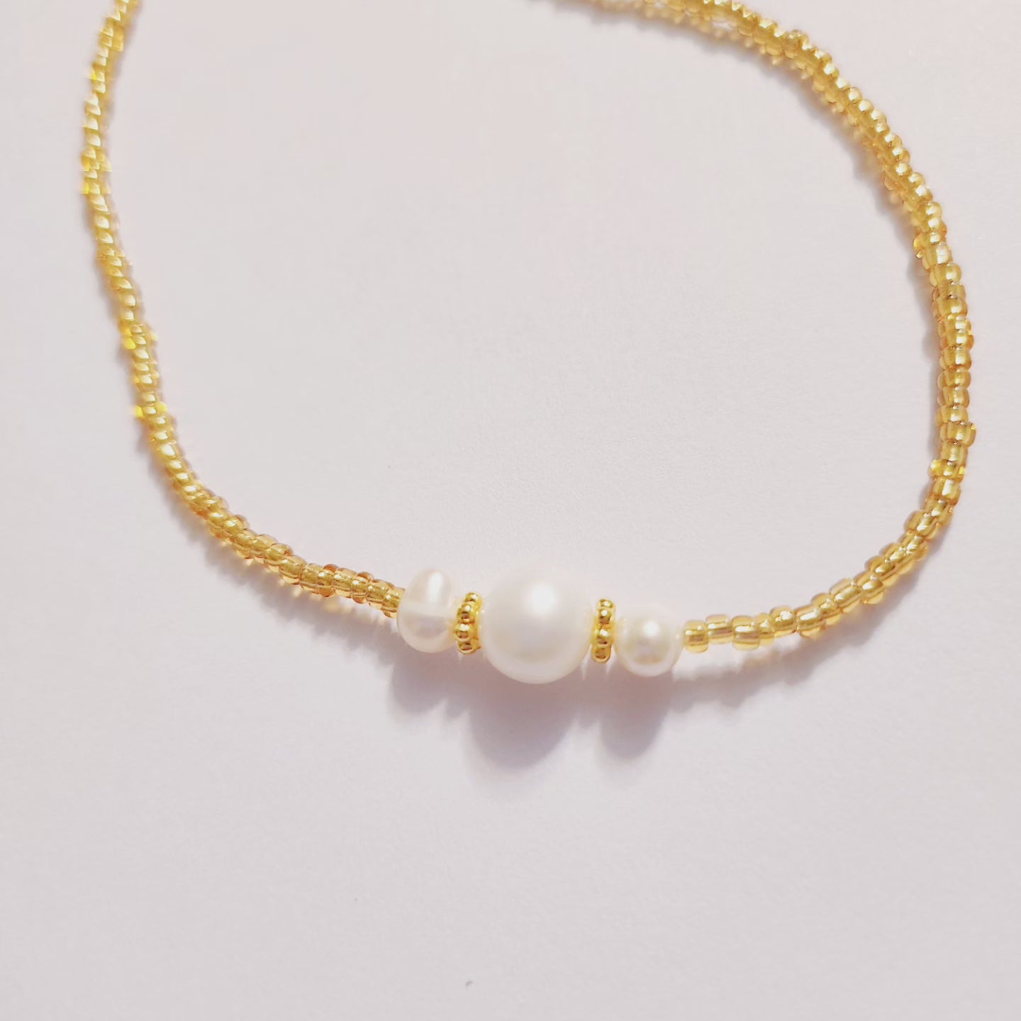 Handmade Freshwater Pearls Necklace Miss Daisy