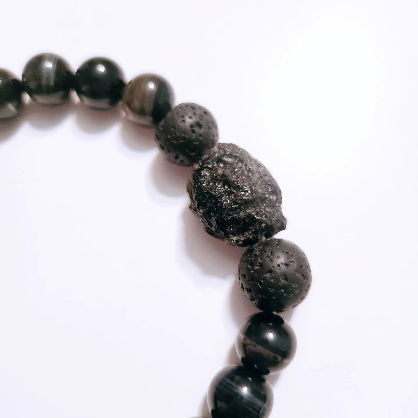 S925 SILVER Handmade Crystal Bracelet- Dark Tribe