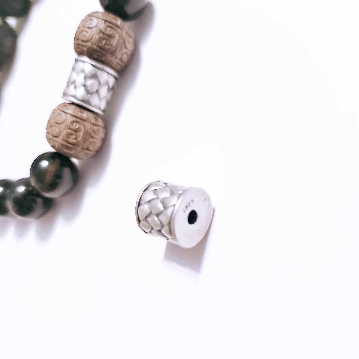 S925 SILVER Handmade Crystal Bracelet- Dark Tribe
