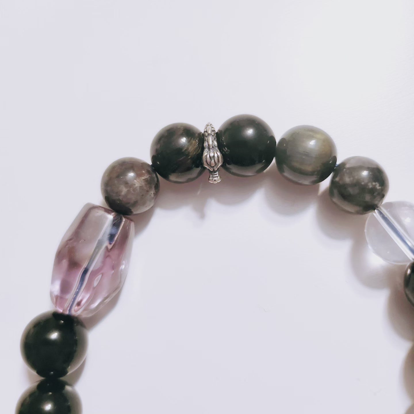 S925 SILVER Handmade Crystal Bracelet- Mystery of Dark Soul