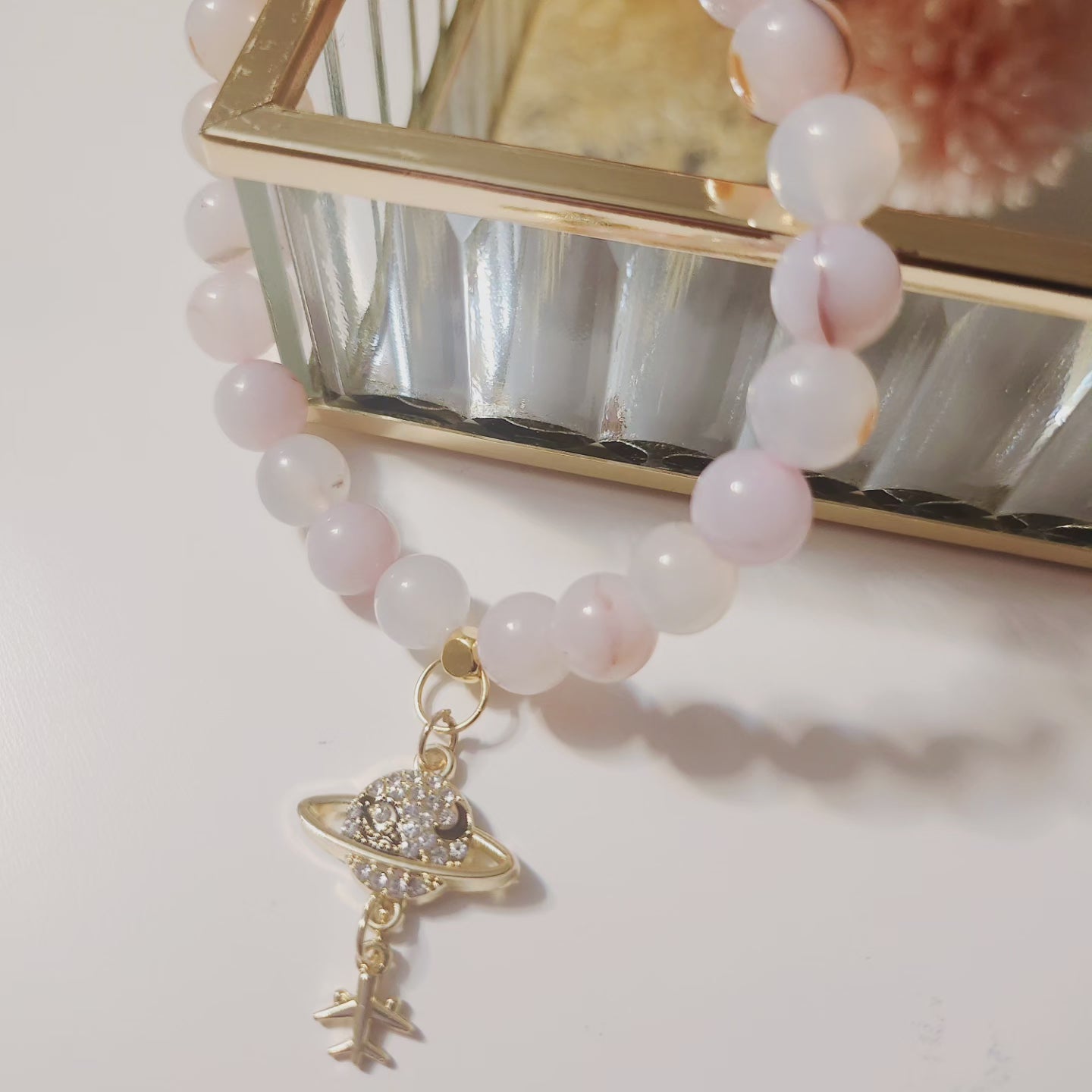 Handmade Crystal Bracelet- Full Love Travel