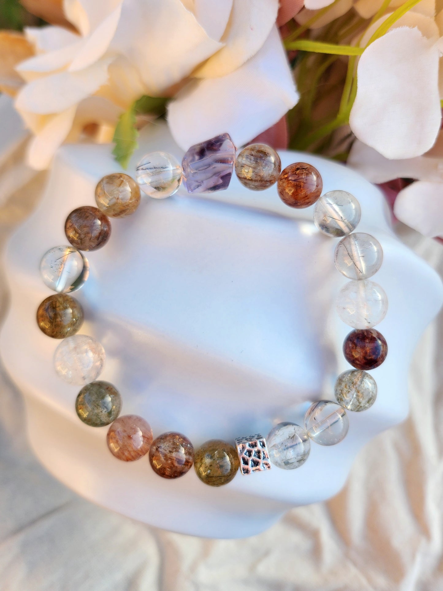 S925 Sterling Silver Handmade Crystal Bracelet-Coco Jelly