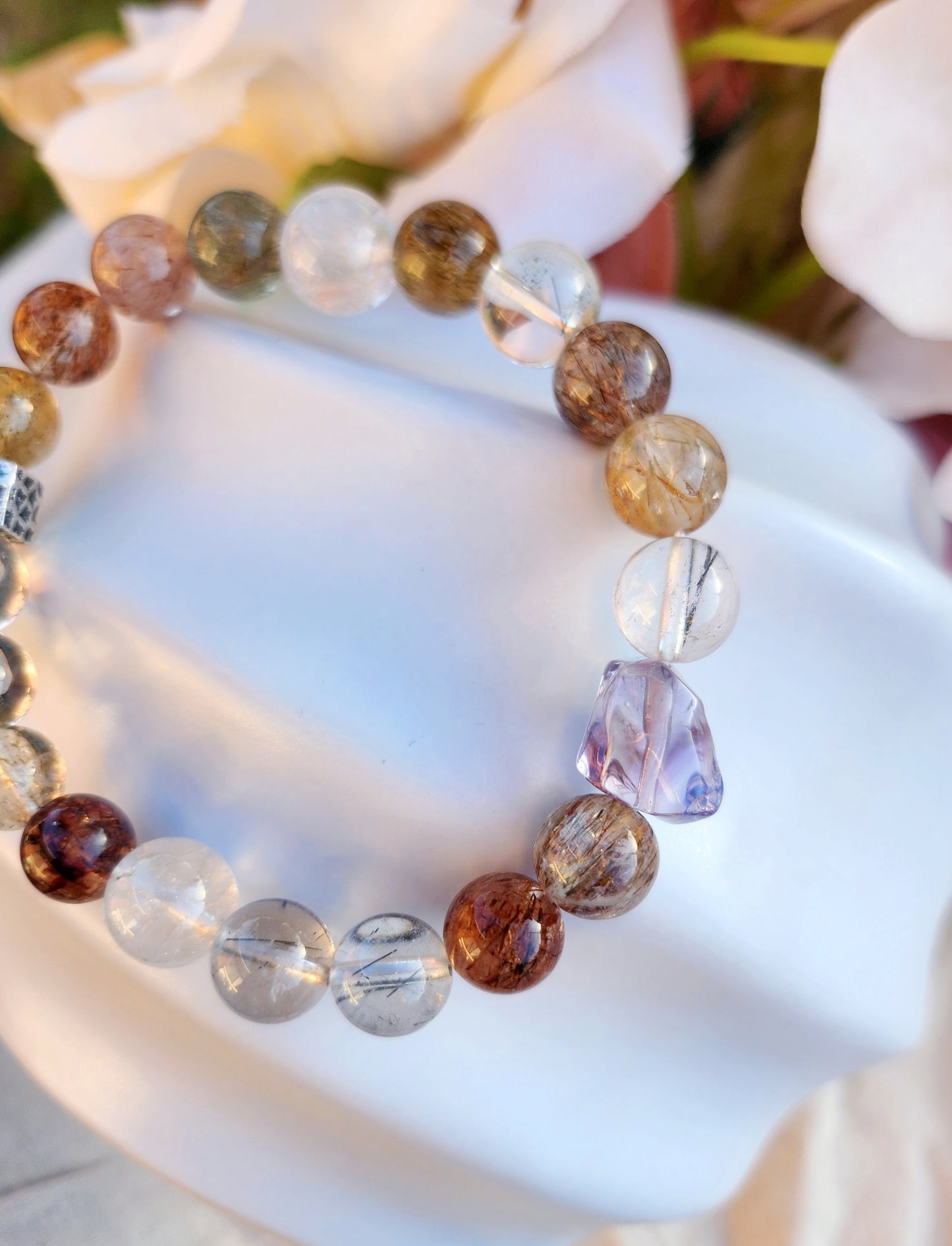 S925 Sterling Silver Handmade Crystal Bracelet-Coco Jelly