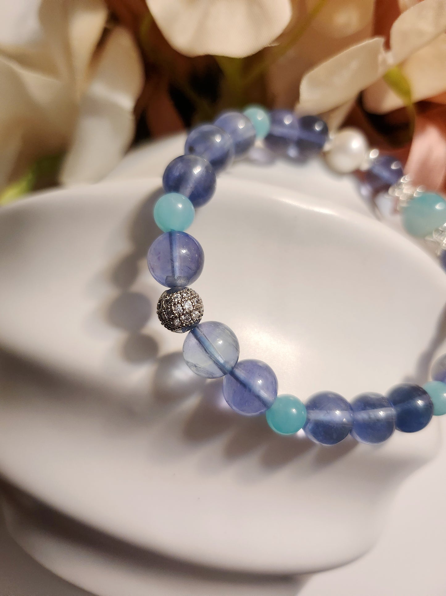 Handmade Crystal Bracelet- Santorini Holiday