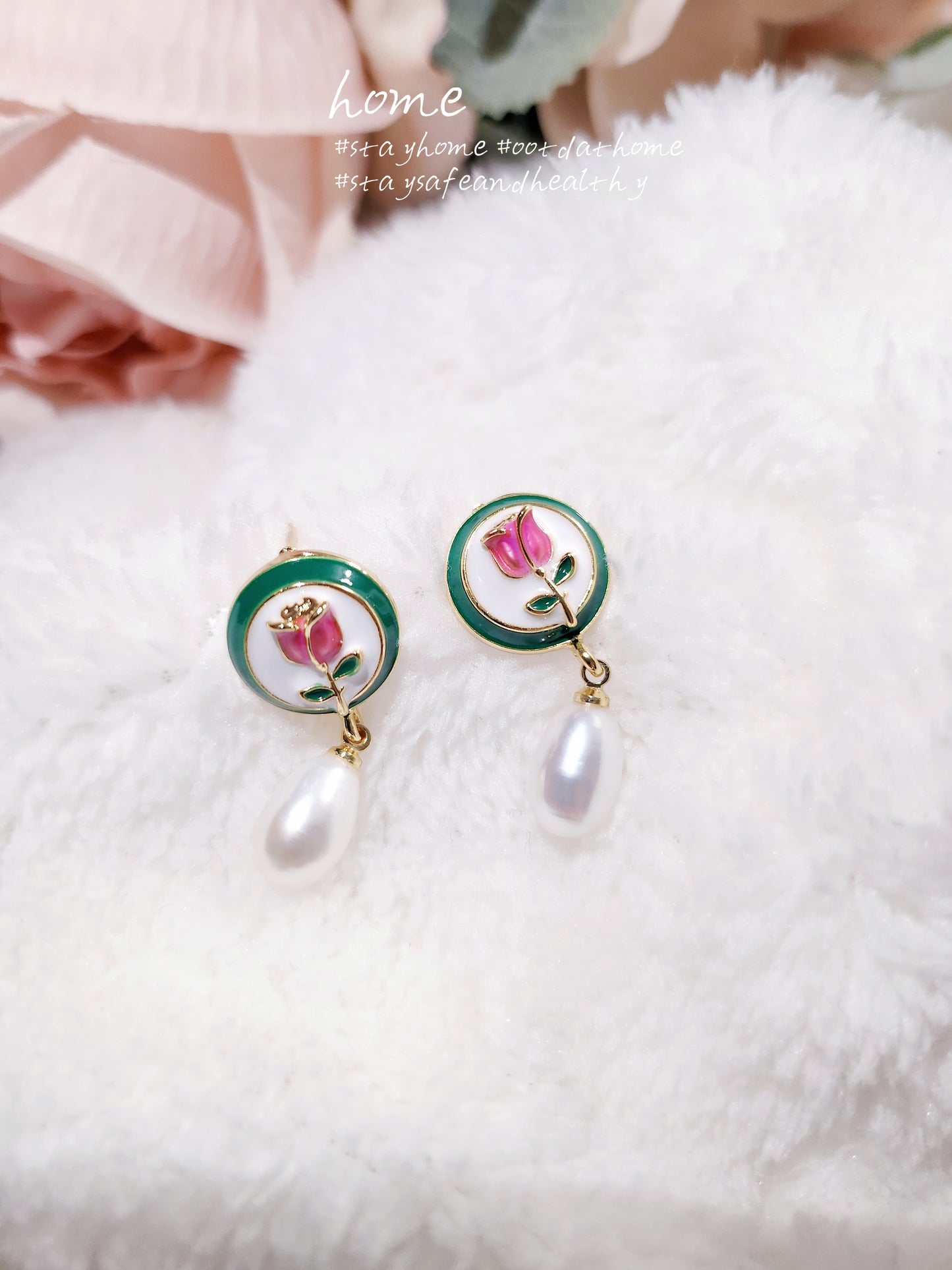 925 Silver Freshwater Pearls Earring