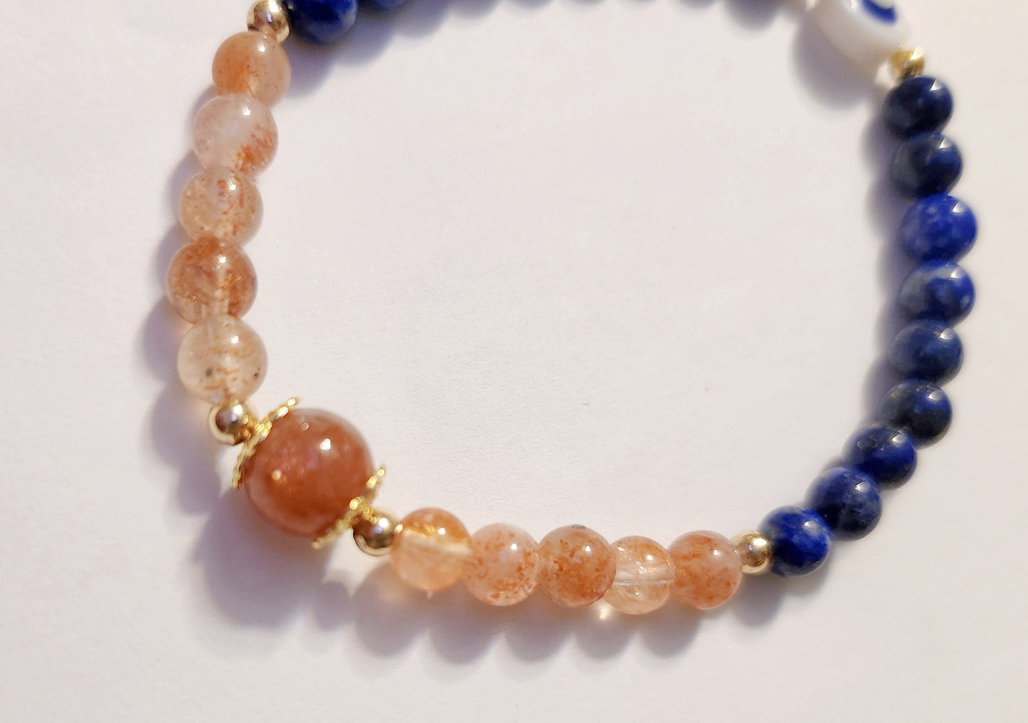Handmade Crystal Bracelet Radiant Evil Eye