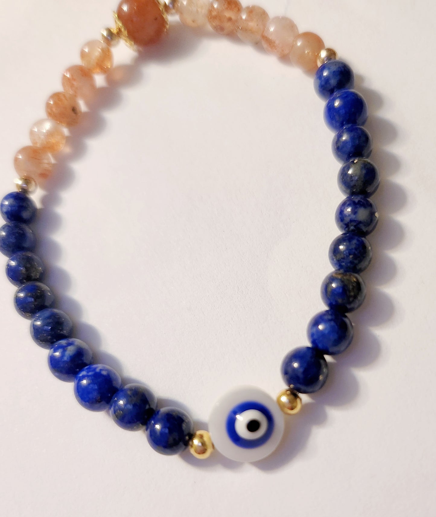 Handmade Crystal Bracelet Radiant Evil Eye