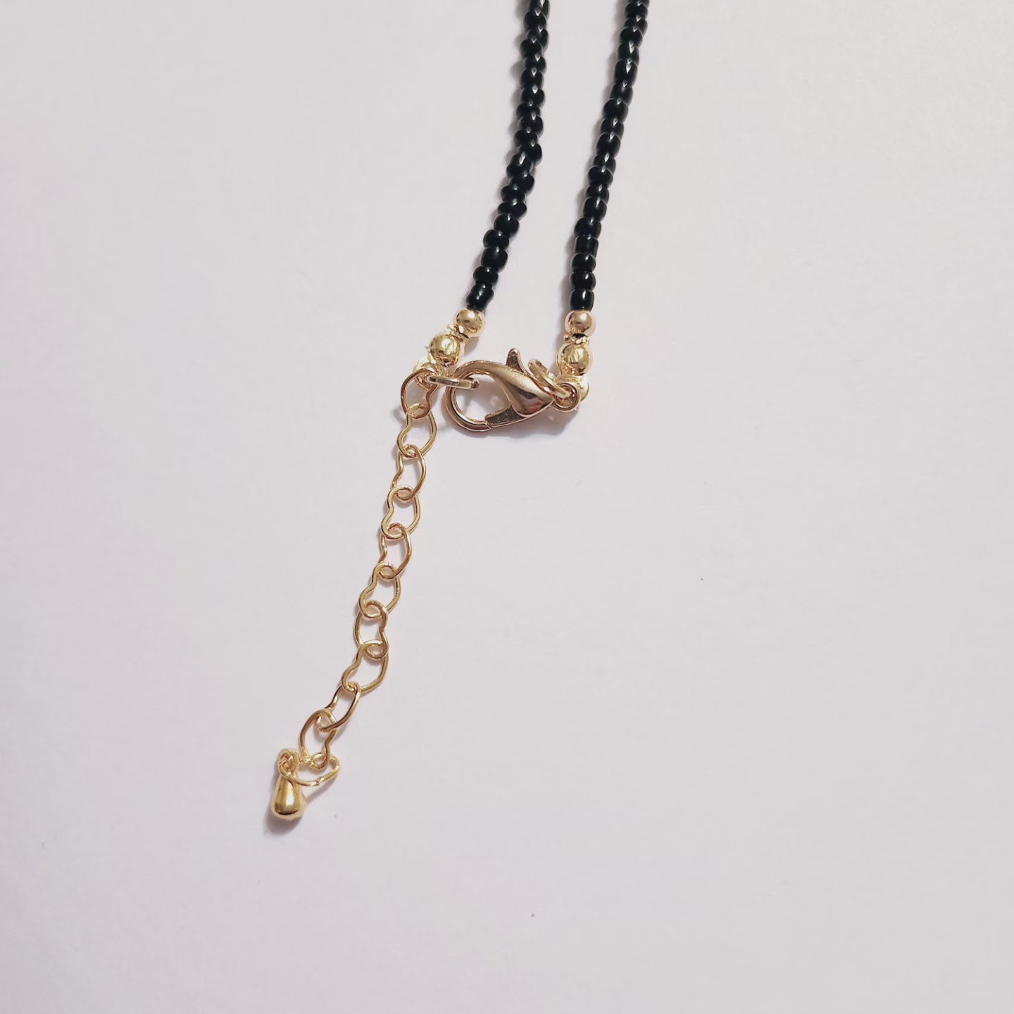 Handmade Crystal Necklace- Nighty Bunny
