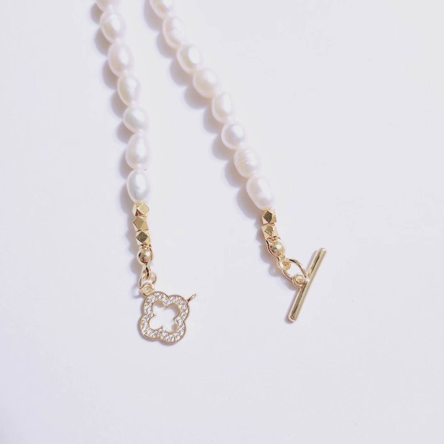 Handmade Crystal Necklace- Strawberry Moon Night