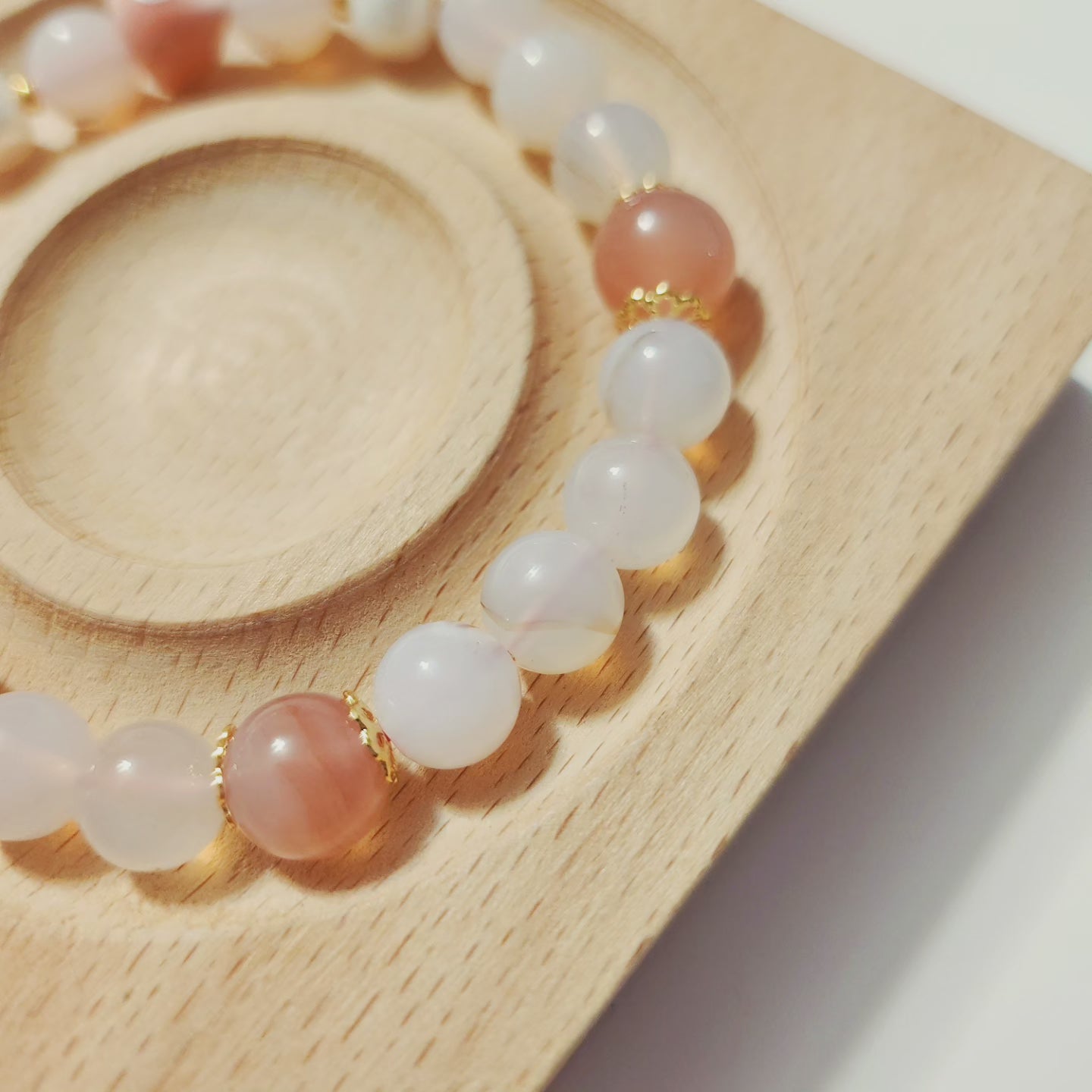 Handmade Crystal Bracelet- Soft Kitty