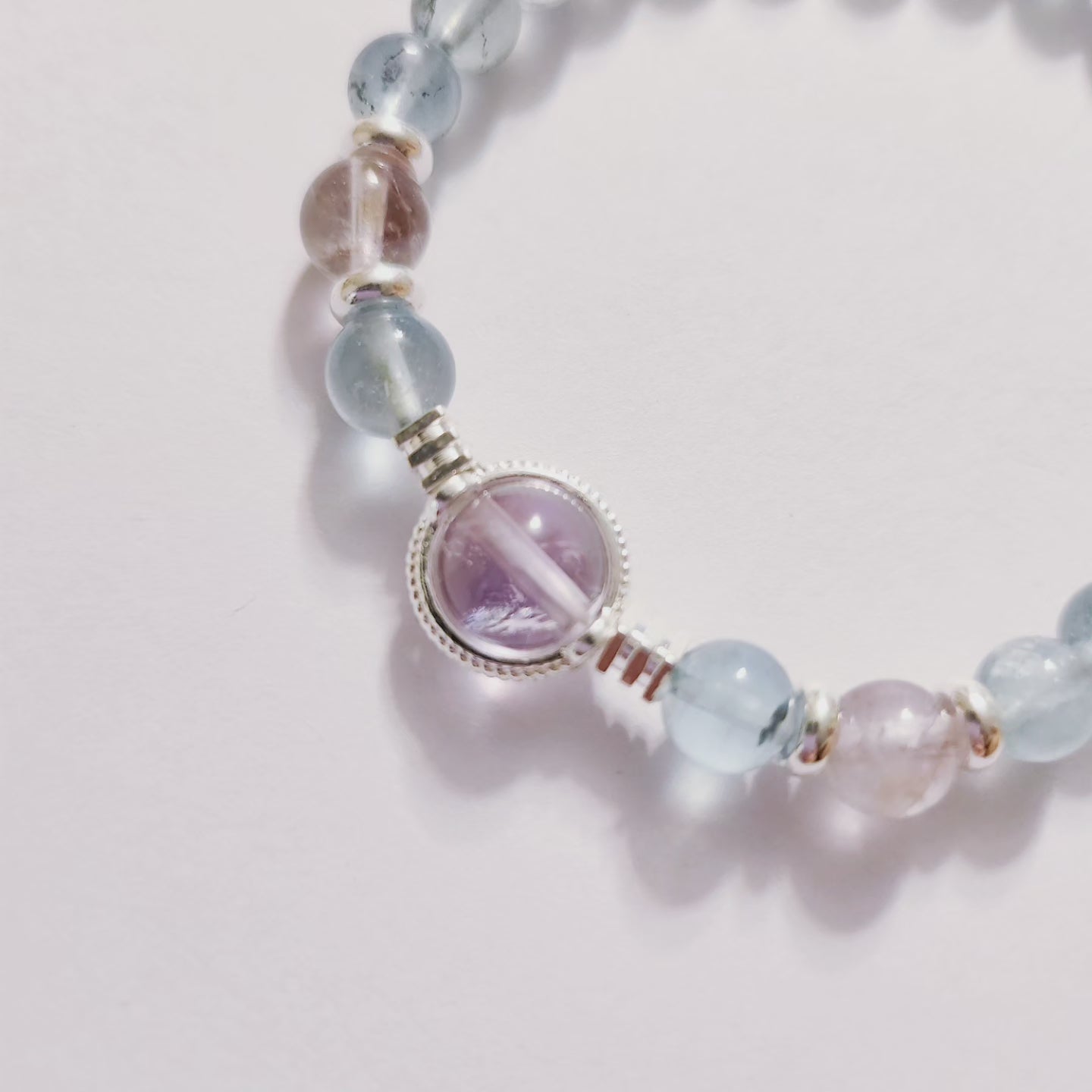 Handmade Crystal Bracelet- Sea Salt Ice Cream