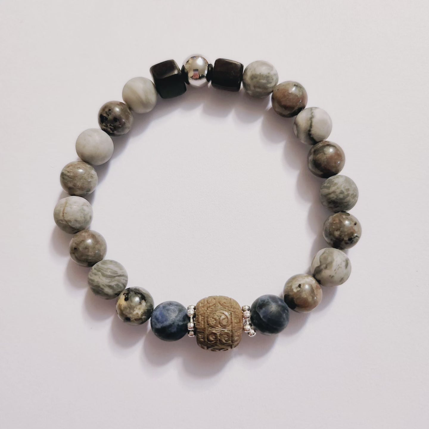 Handmade Natural Stone Bracelet Earthy Magic