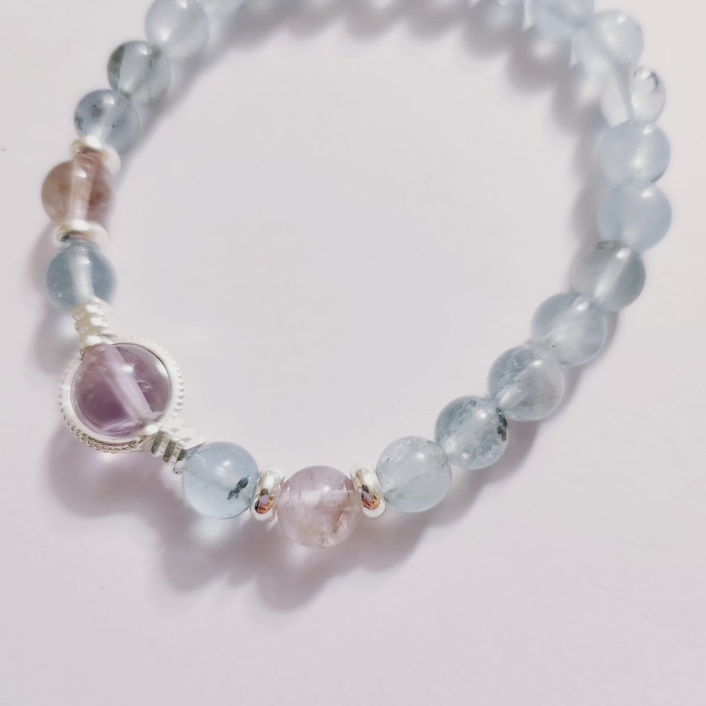 Handmade Crystal Bracelet- Sea Salt Ice Cream
