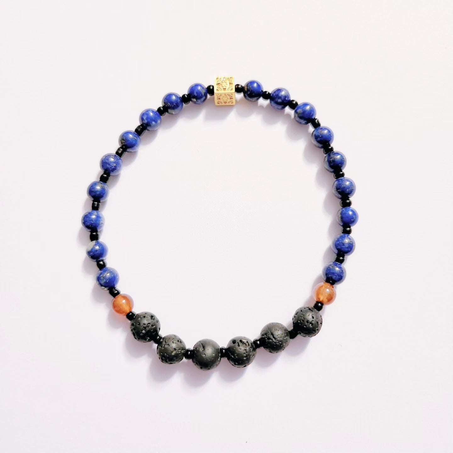 Handmade Crystal Bracelet Midnight Blue Elegance