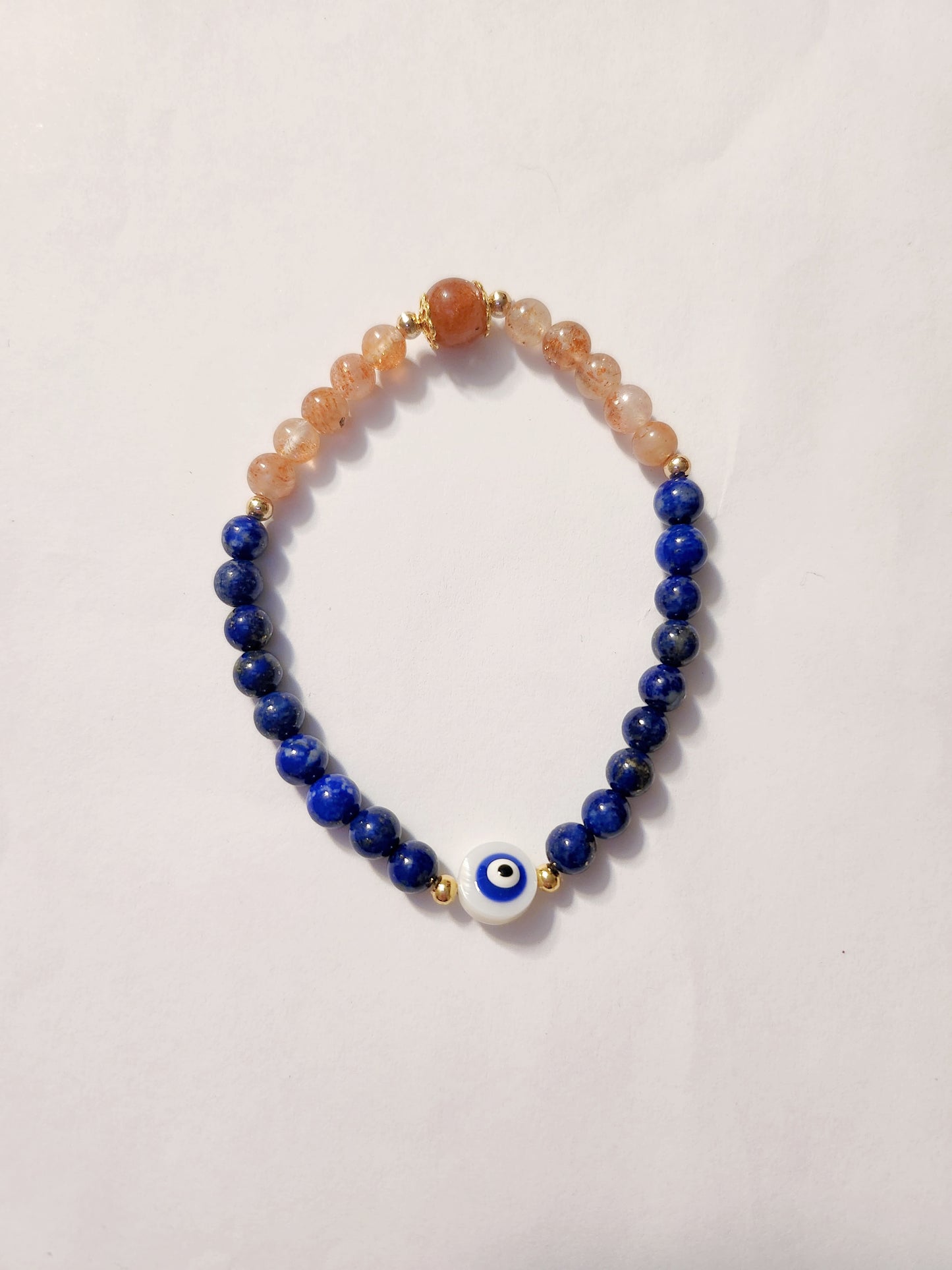 Handmade Crystal Bracelet Radiant Evil Eye