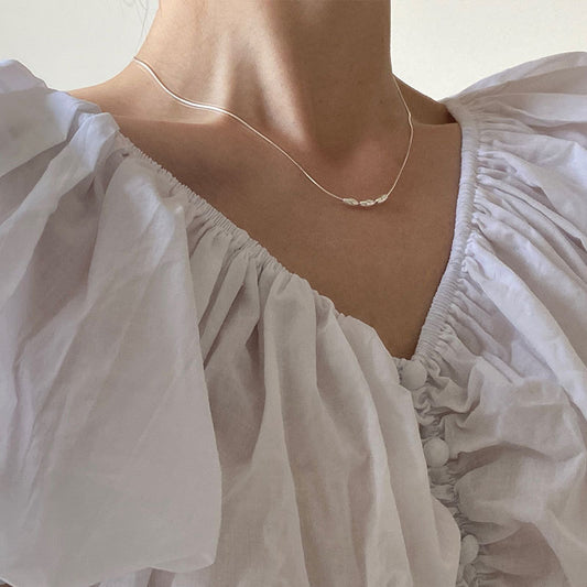 S925 Sterling Silver 3 Wishes Necklace