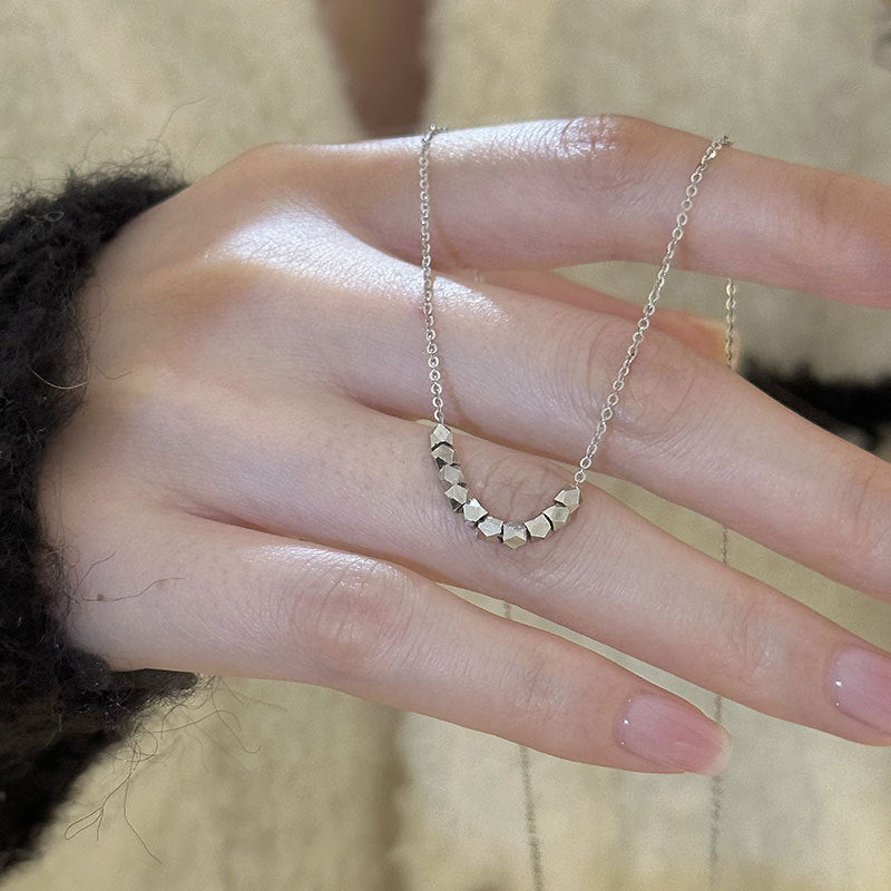 S925 Sterling Silver Sparkling Necklace