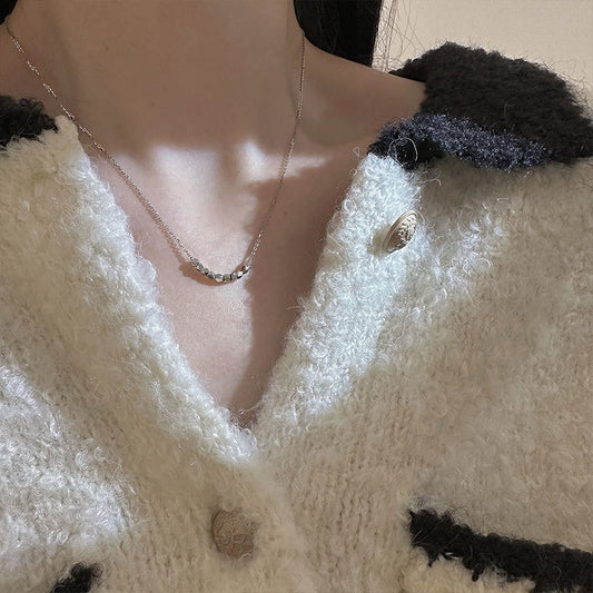 S925 Sterling Silver Sparkling Necklace