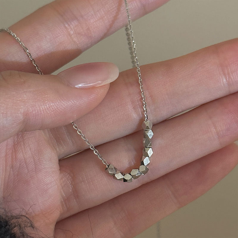 S925 Sterling Silver Sparkling Necklace