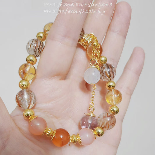 Handmade Crystal Bracelet Radiant Aura