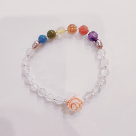 Handmade Crystal Bracelet Rainbow's Hopeful Finale