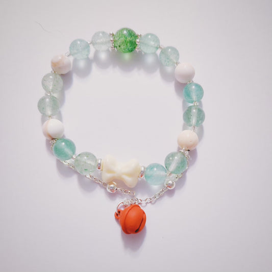 Handmade Crystal Bracelet- Festive Frost