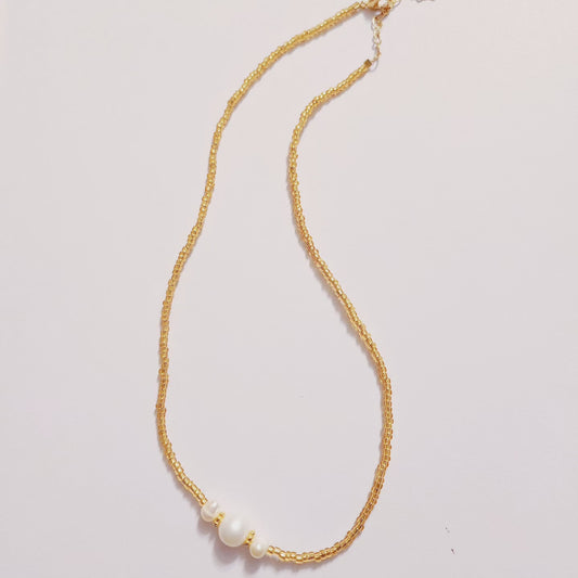 Handmade Freshwater Pearls Necklace Miss Daisy