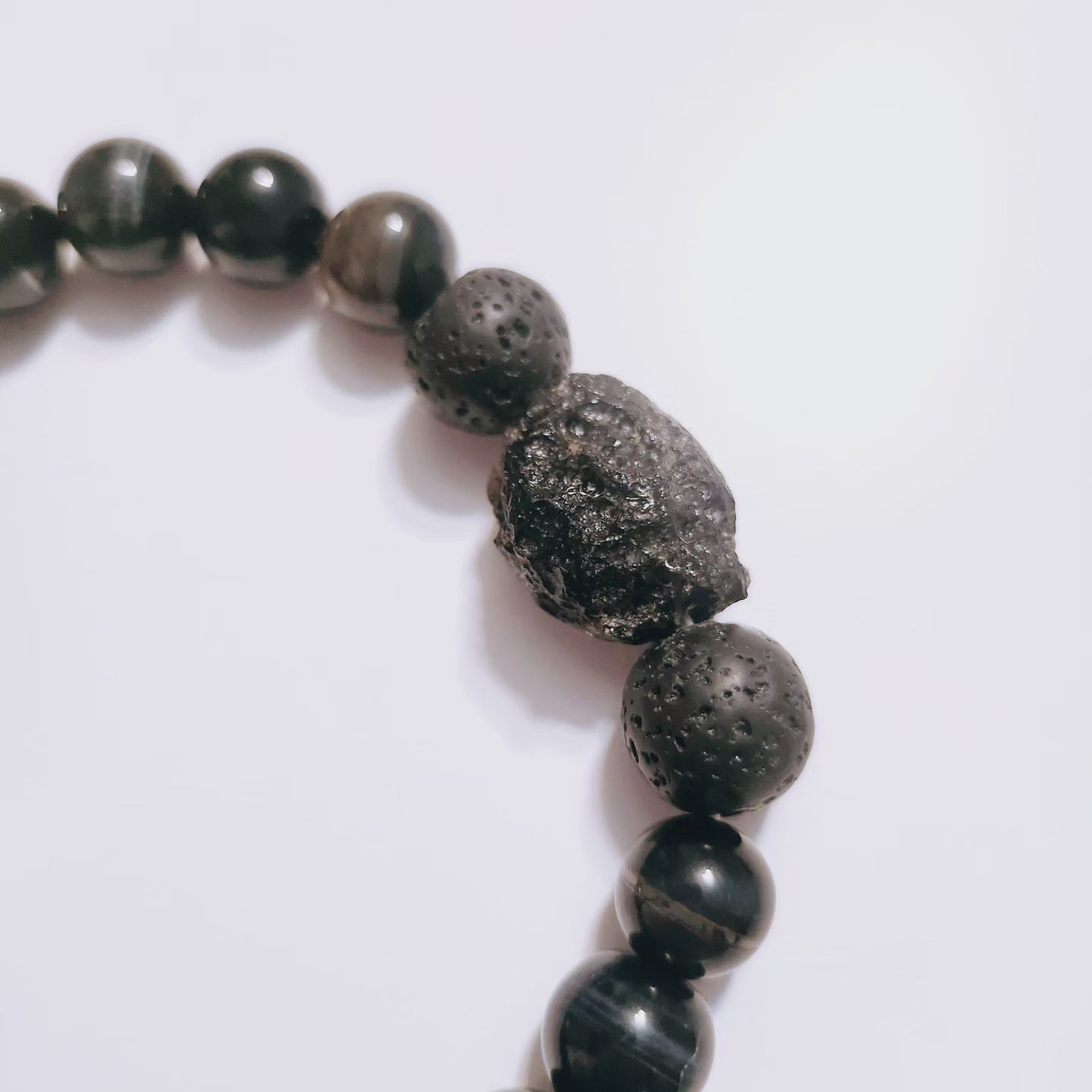 S925 SILVER Handmade Crystal Bracelet- Dark Tribe