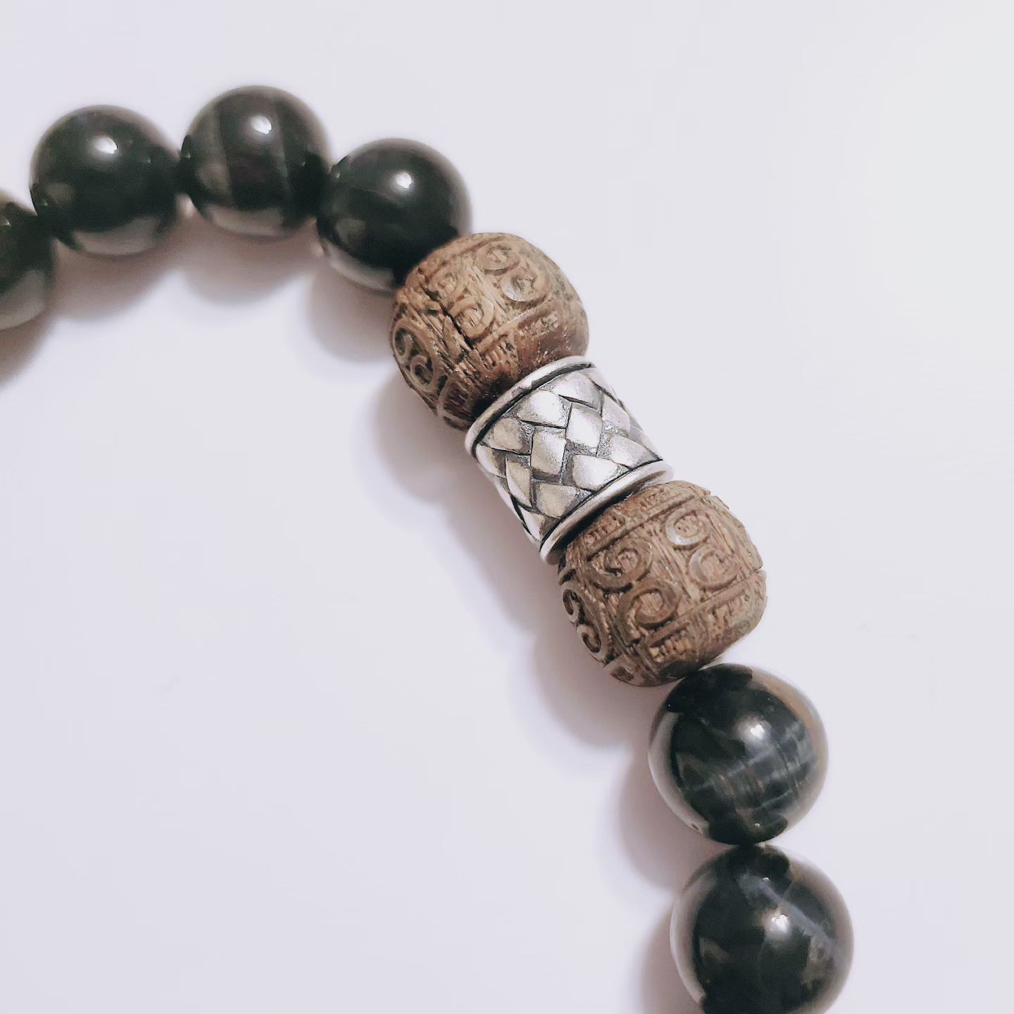 S925 SILVER Handmade Crystal Bracelet- Dark Tribe