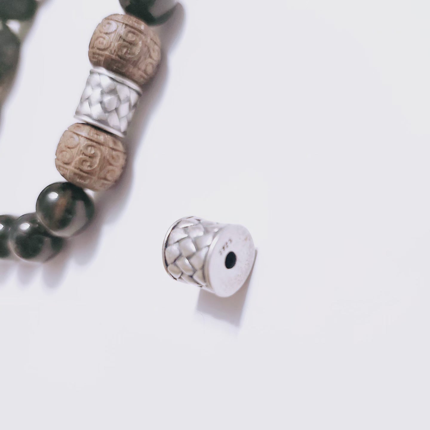 S925 SILVER Handmade Crystal Bracelet- Dark Tribe
