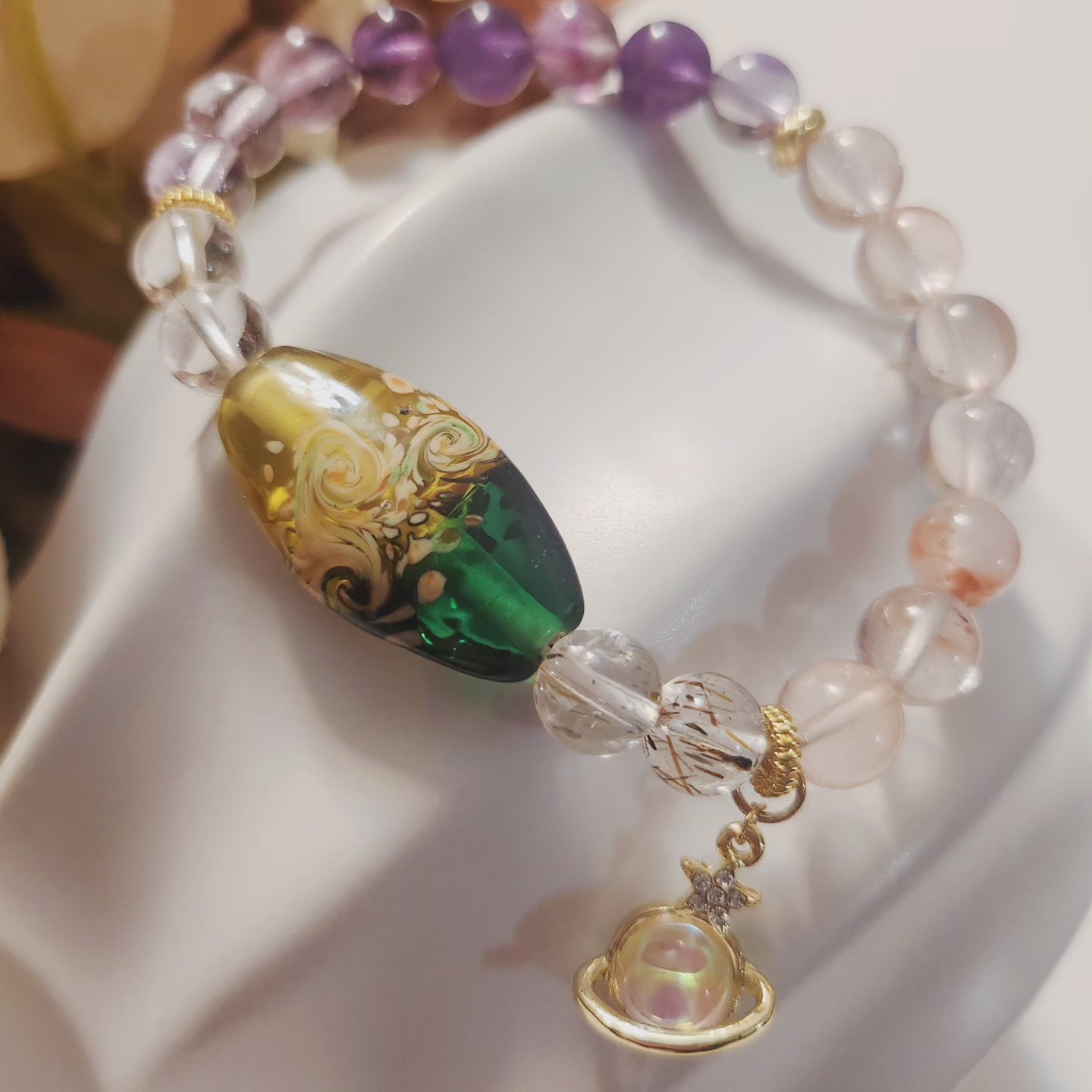 Handmade Crystal Bracelet- Twilight Hormony