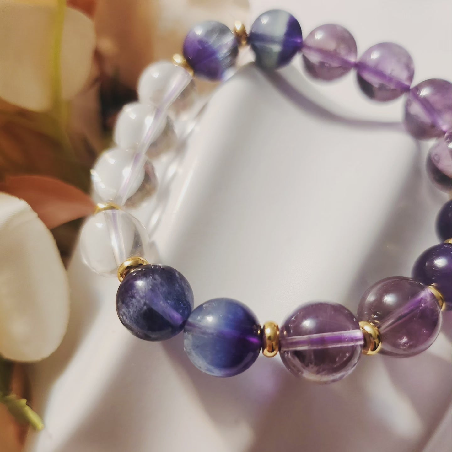 Handmade Crystal Bracelet- Mystery Mist