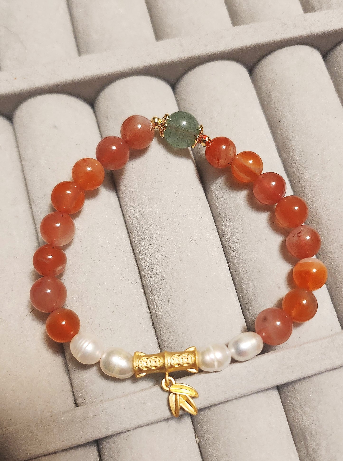 Handmade Crystal Bracelet- Autumn Blossom