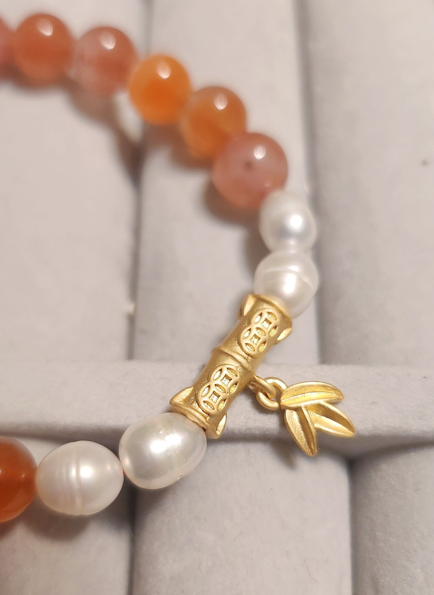 Handmade Crystal Bracelet- Autumn Blossom