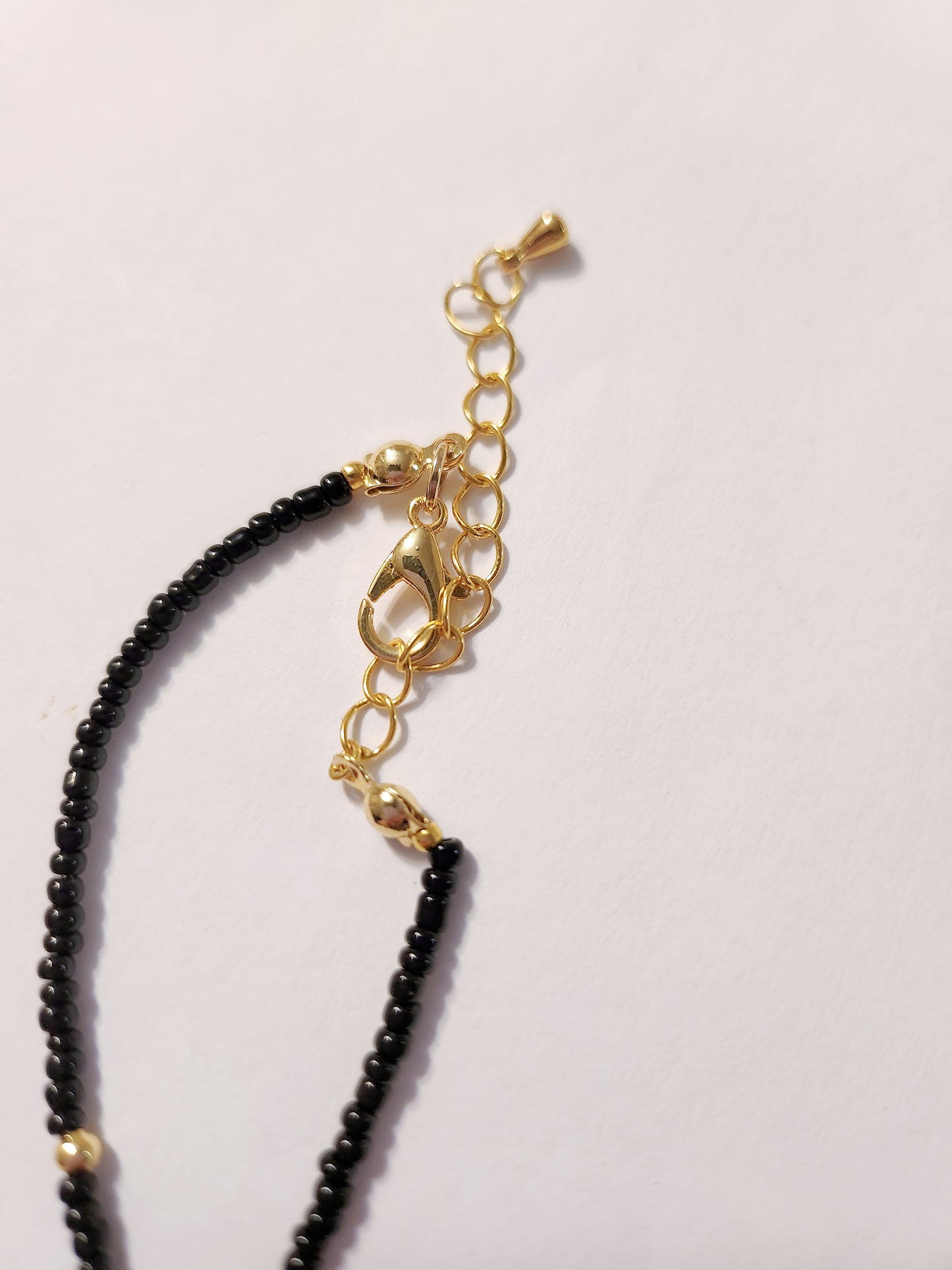 Whispers of the Deep Blue Handmade Crystal Necklace