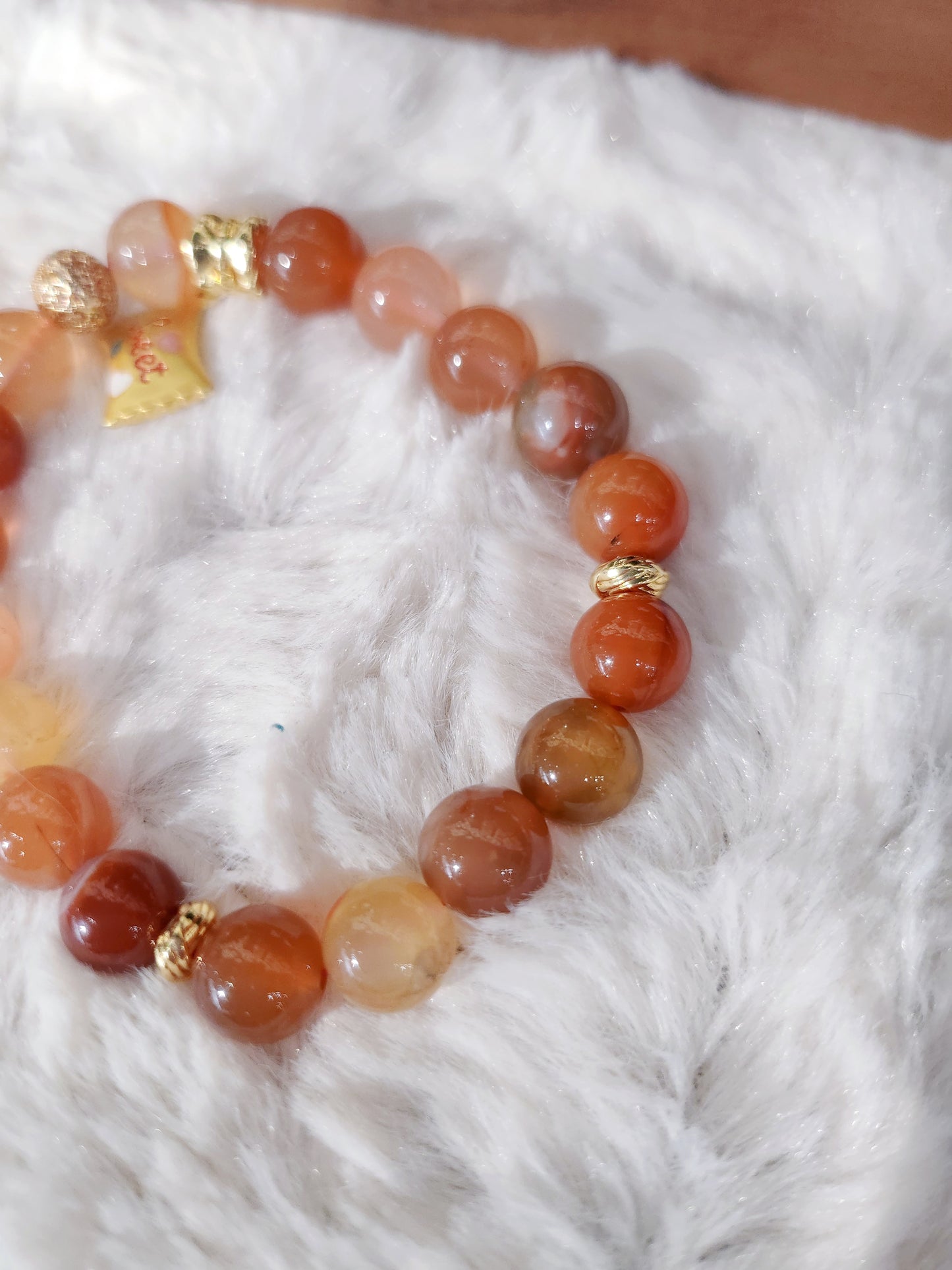 Handmade Crystal Bracelet - Sweety Flamingo