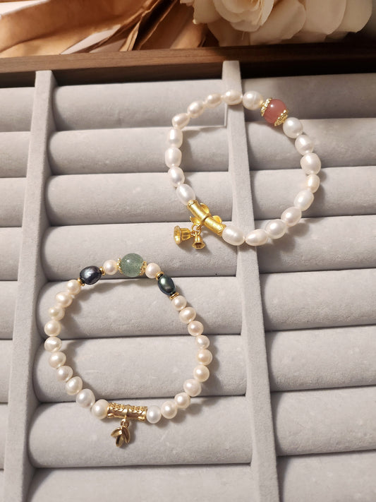 Handmade Crystal Bracelet - Pearl Collection