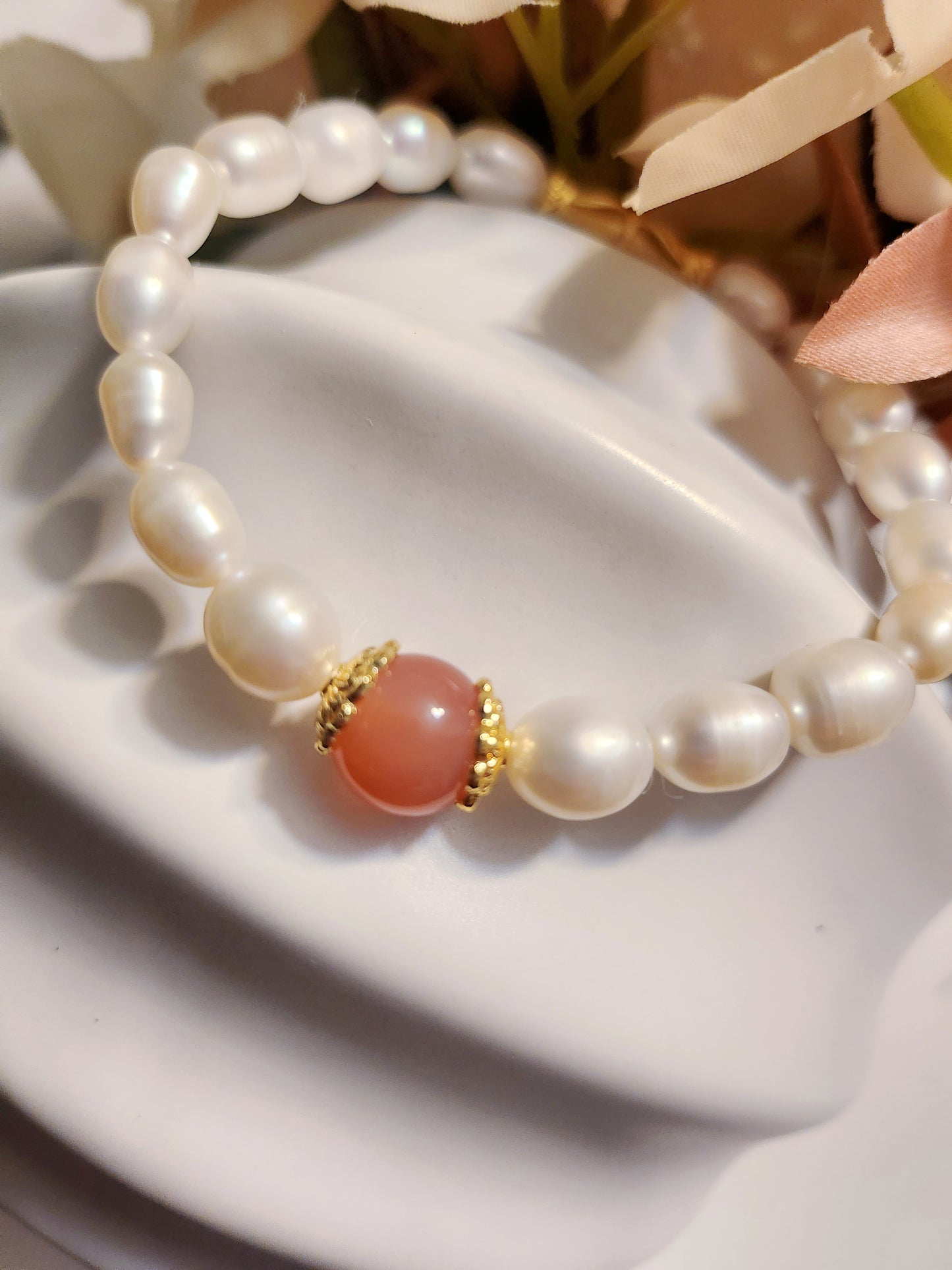 Handmade Crystal Bracelet - Pearl Collection
