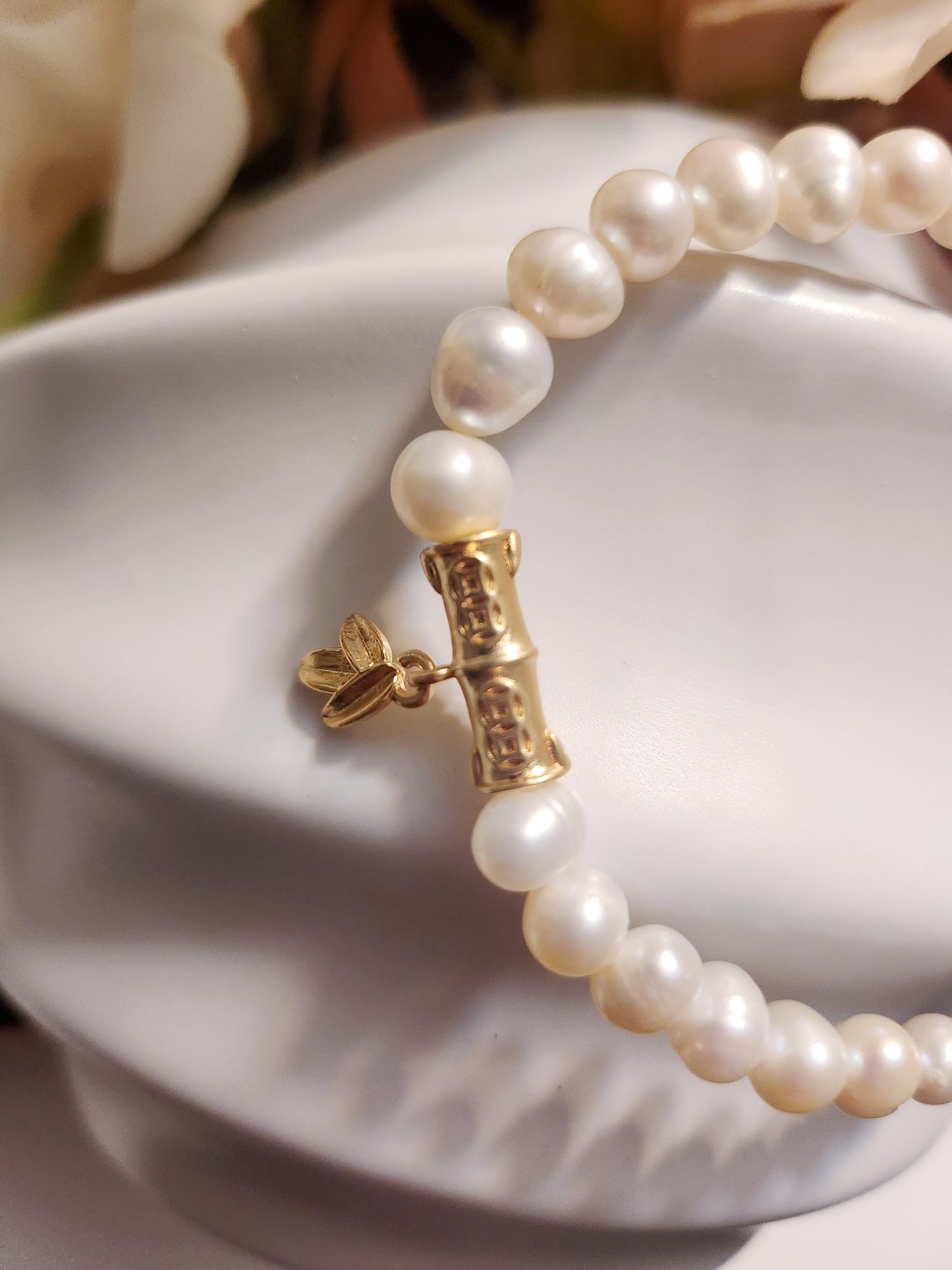 Handmade Crystal Bracelet - Pearl Collection
