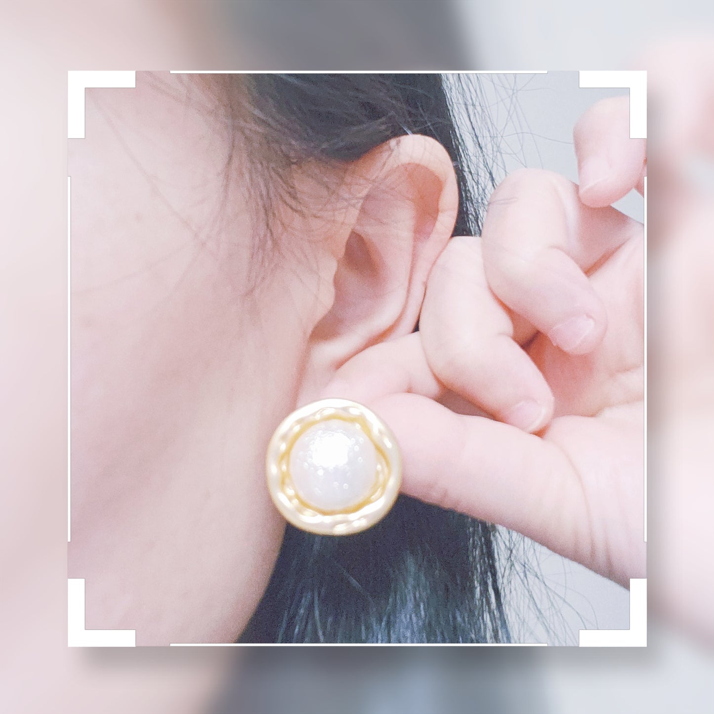 925 Sterling Silver 18K Gold Plated Earring