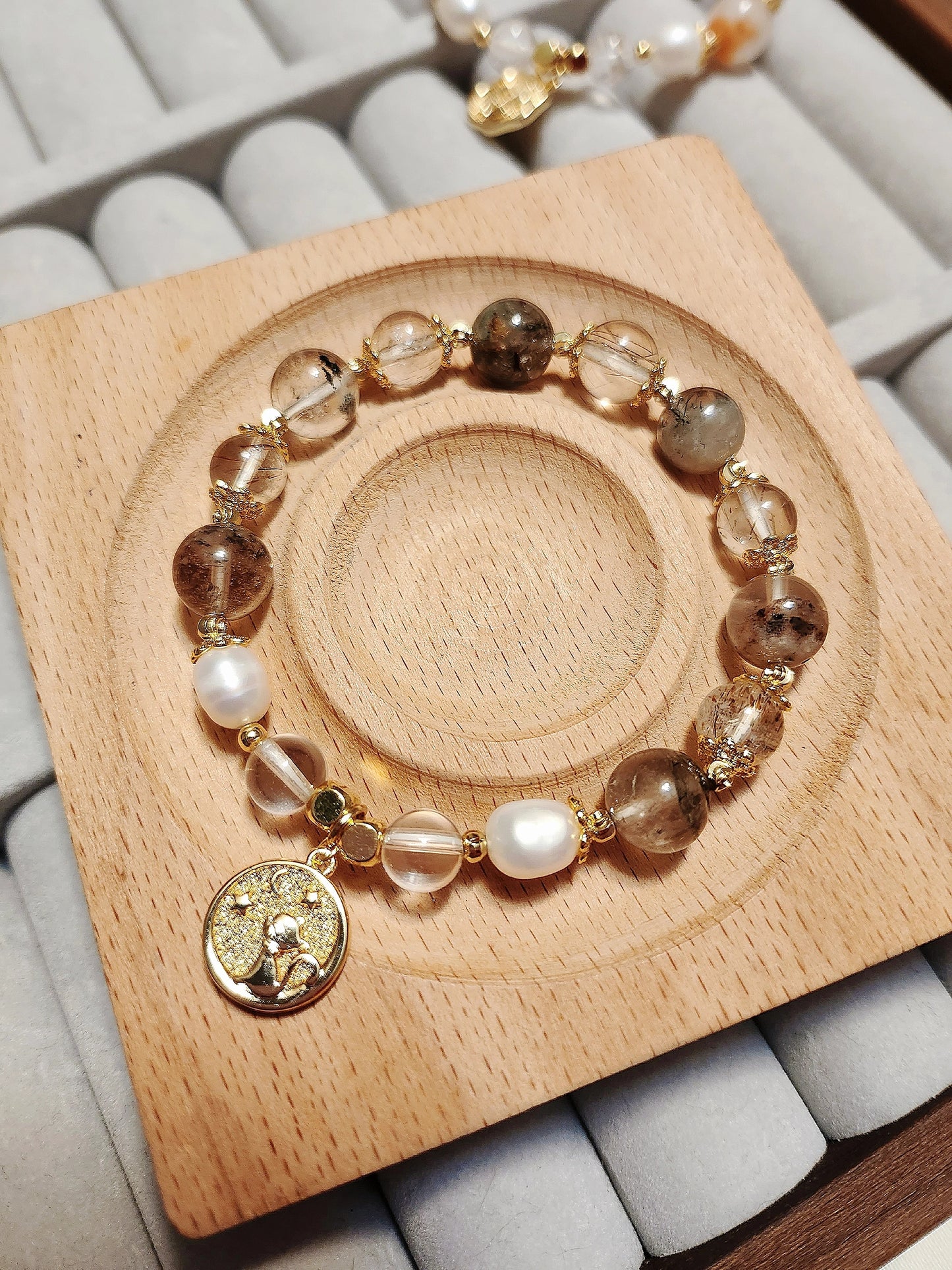Handmade Crystal Bracelet- Sunrise Glow