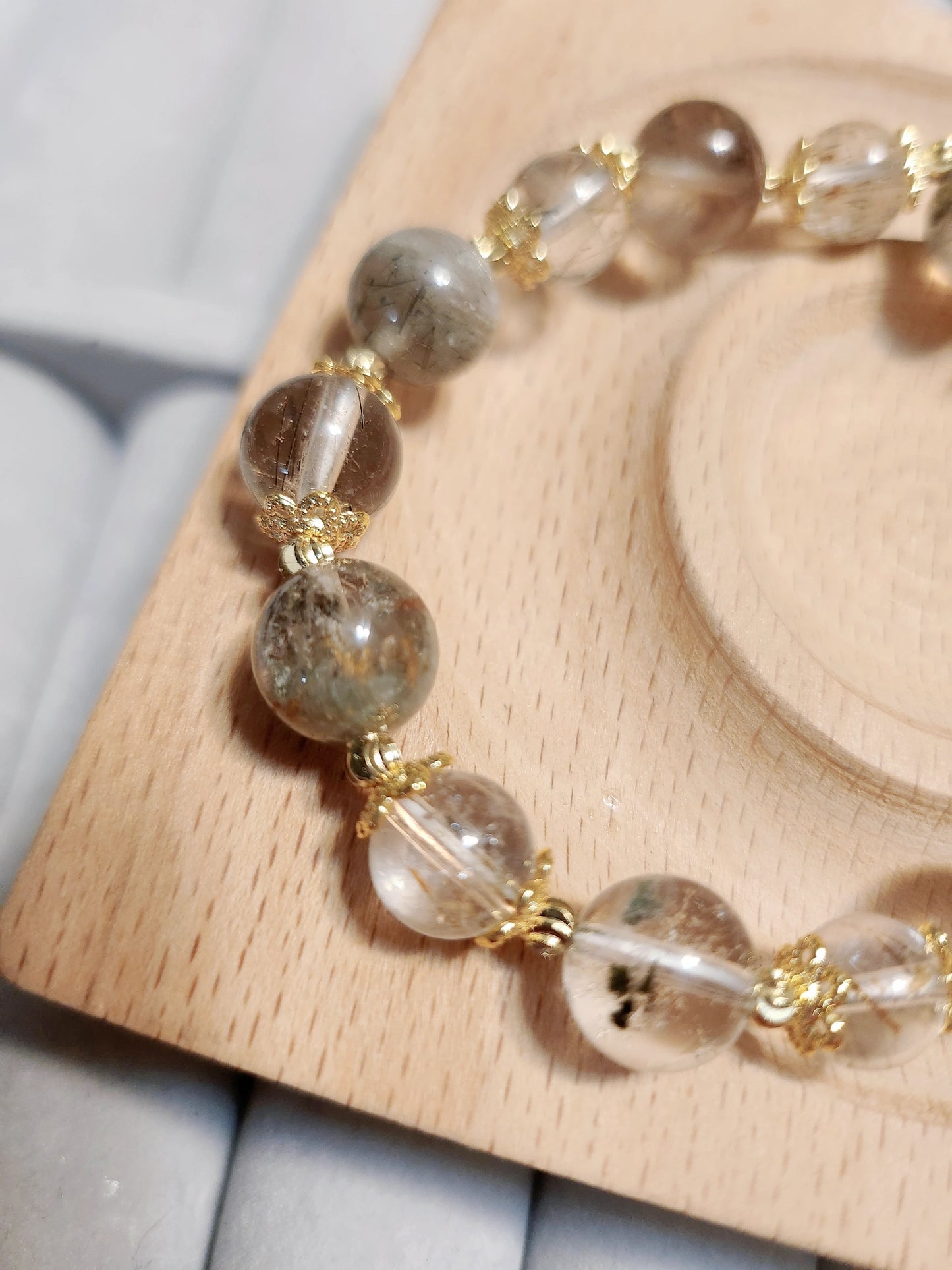 Handmade Crystal Bracelet- Sunrise Glow