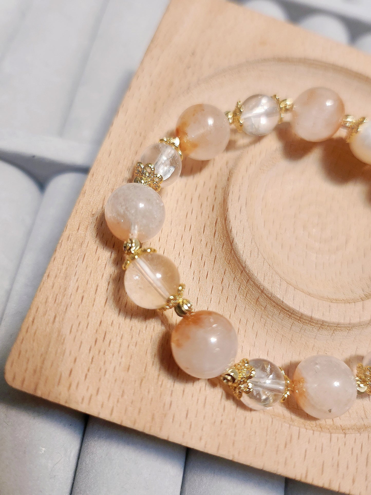 Handmade Crystal Bracelet- Sunrise Glow
